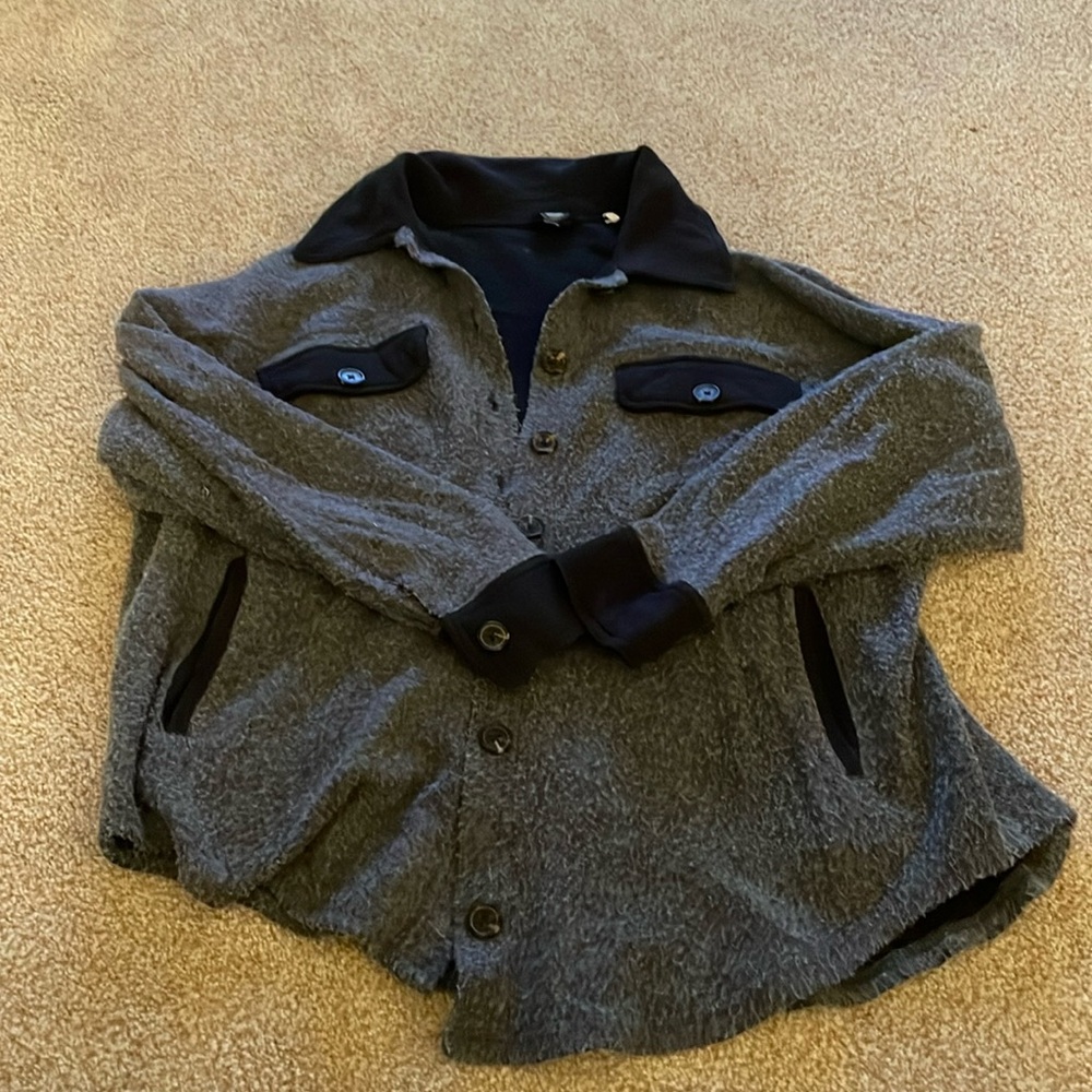 PacSun Women’s Homecoming Shacket XS/S grey